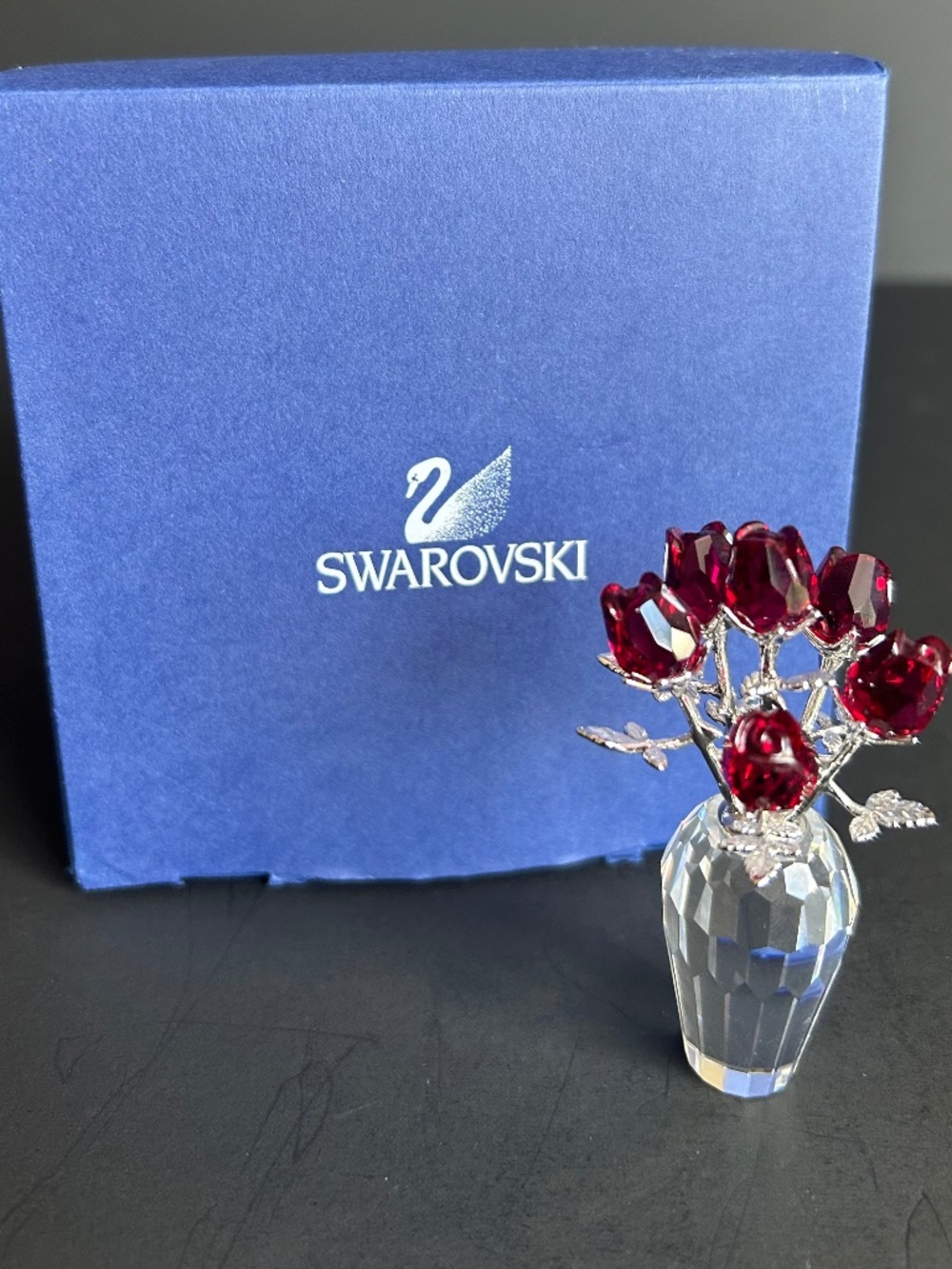 Retired Swarovski Red Roses